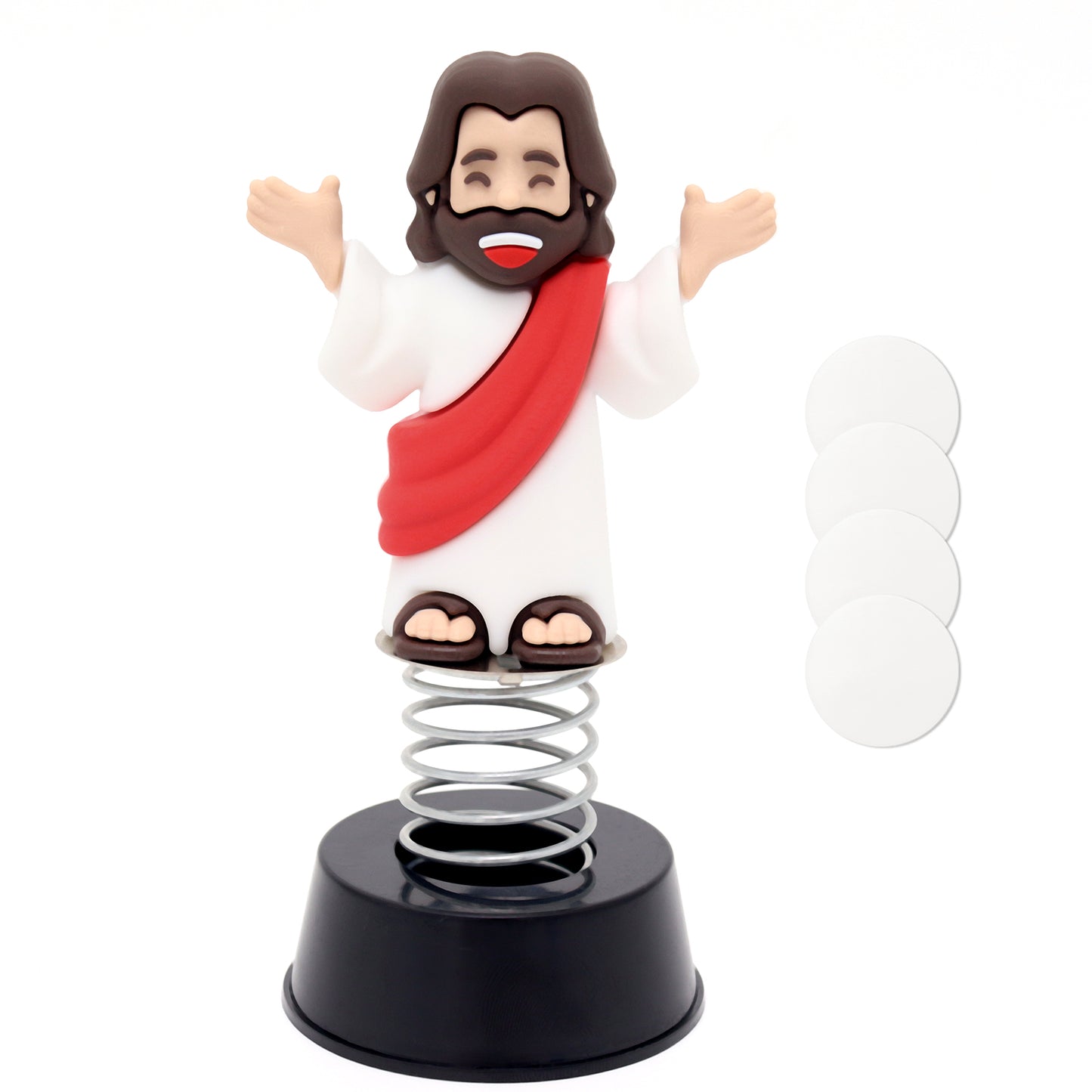 Bobblehead Jesus Figurine with Base