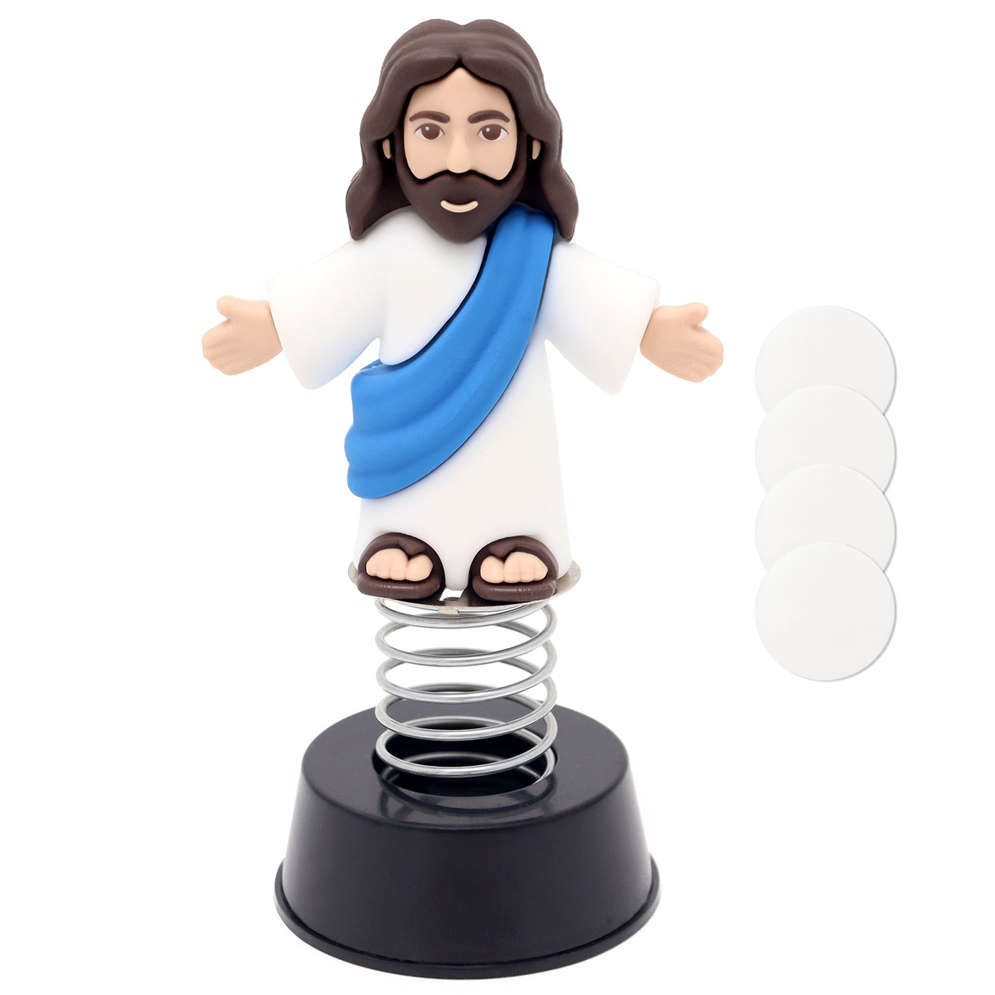 Bobblehead Jesus Figurine with Base