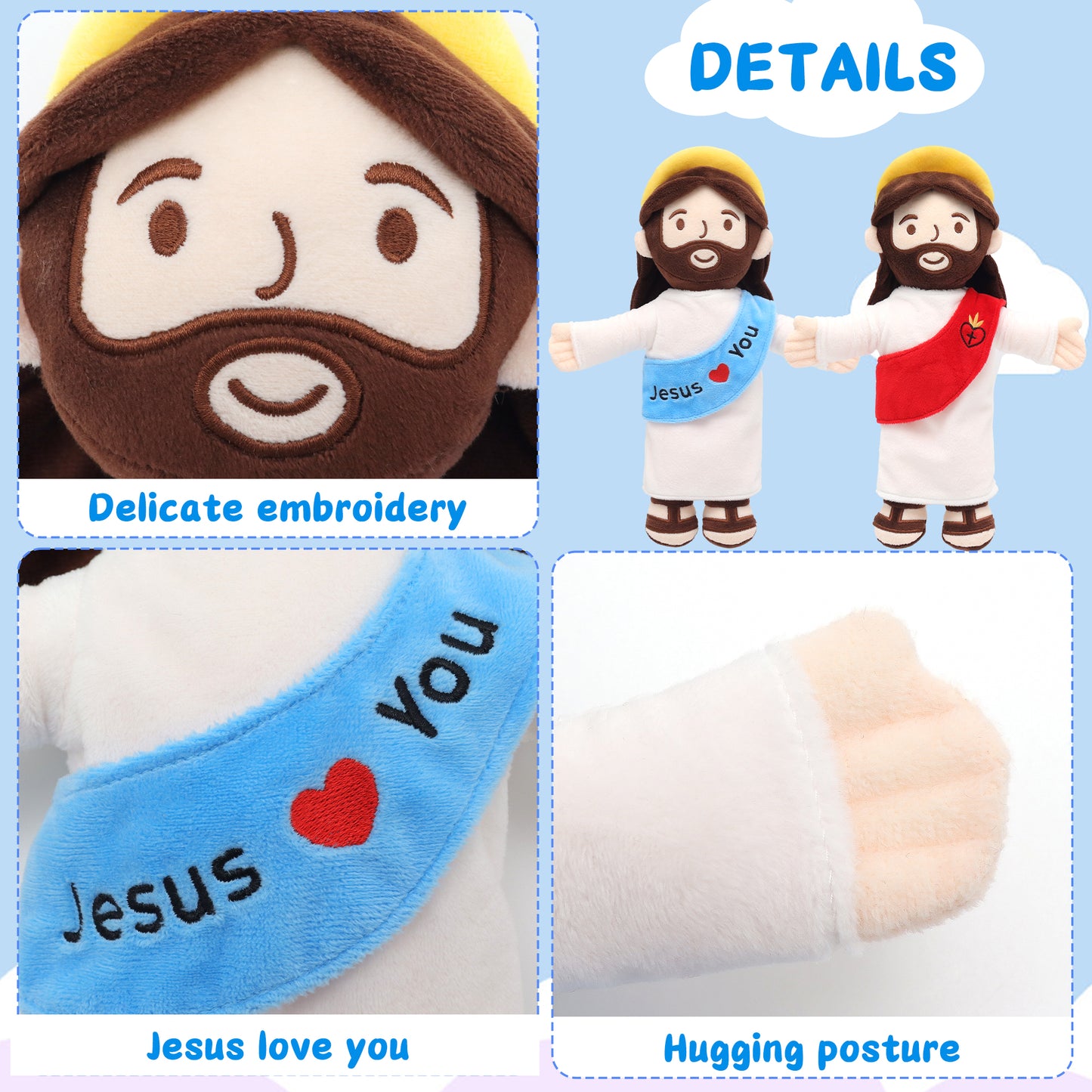 Hug Jesus Plush Toy