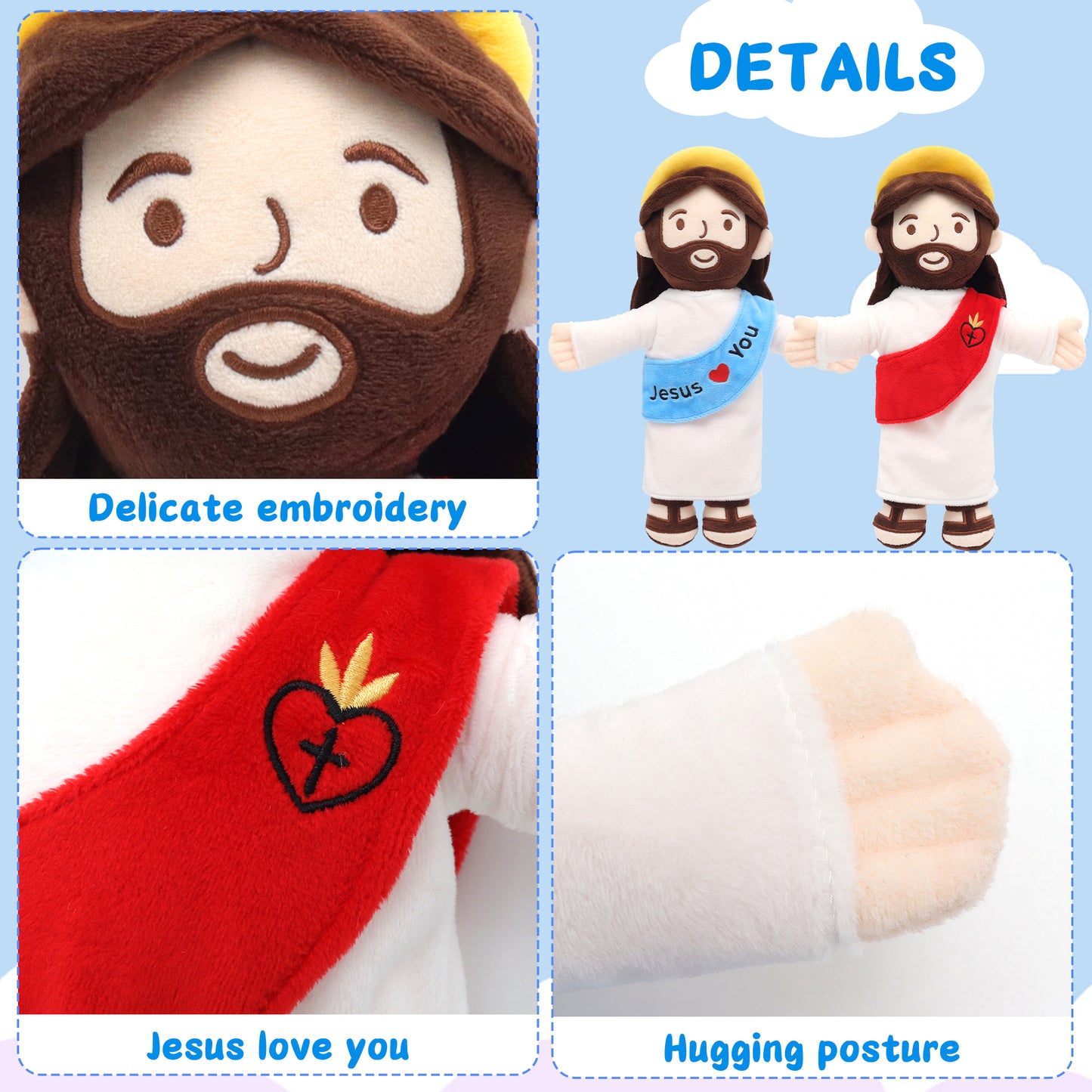 Hug Jesus Plush Toy