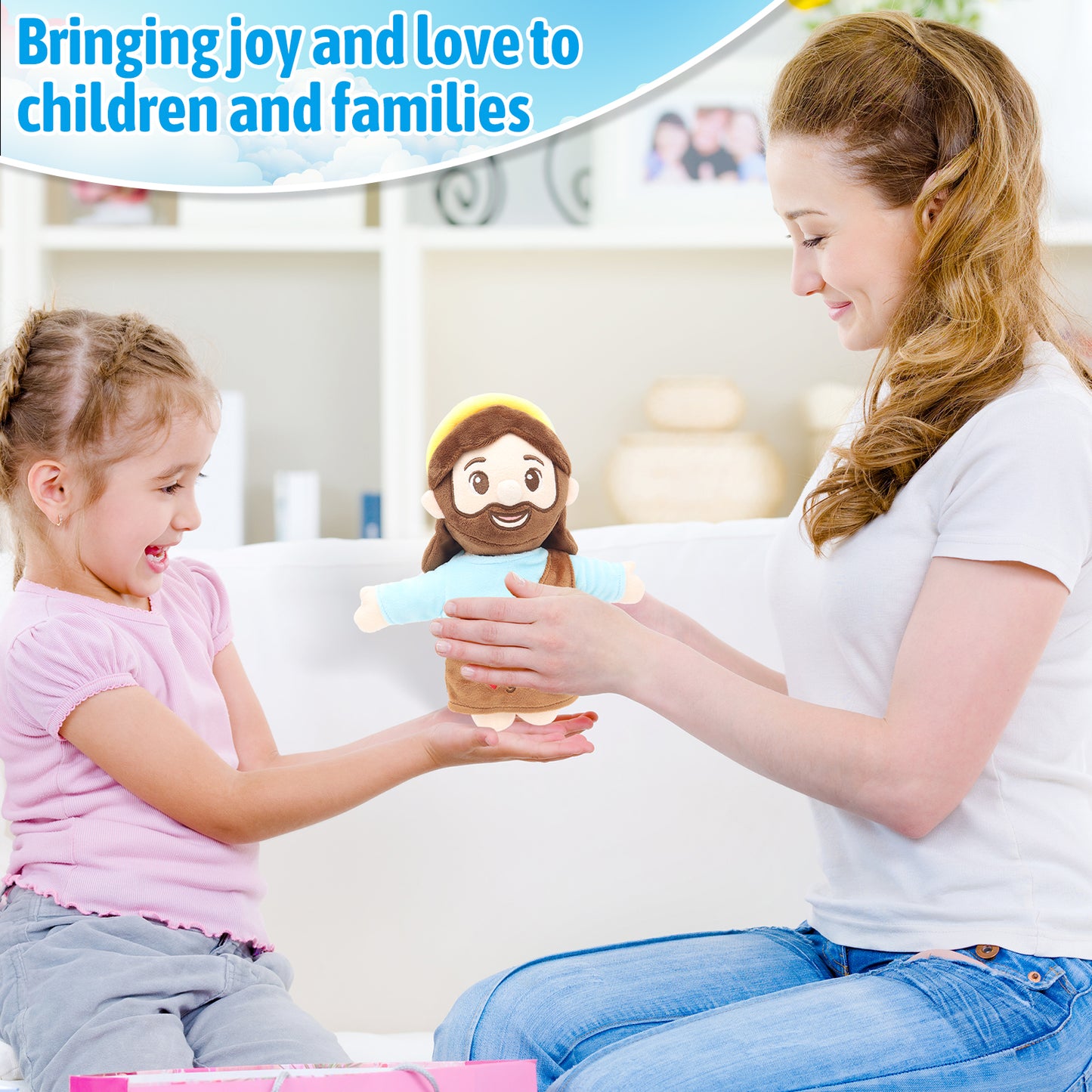 Cute Jesus Plush Toy with Halo