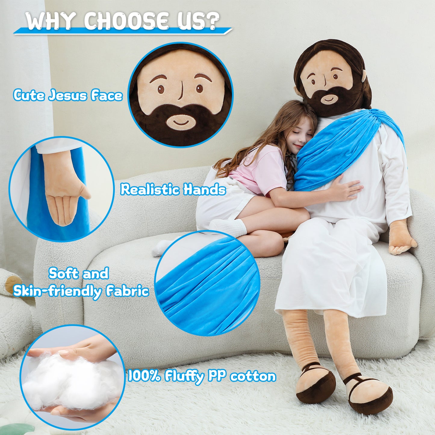 Giant Jesus Plush Toy