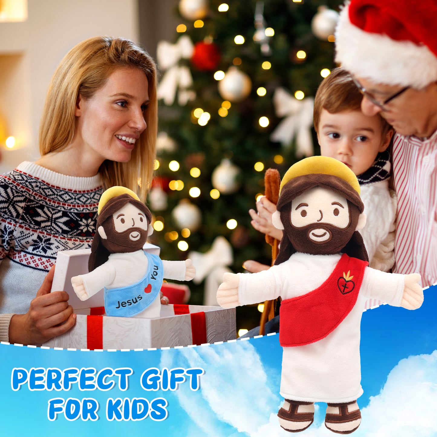 Hug Jesus Plush Toy