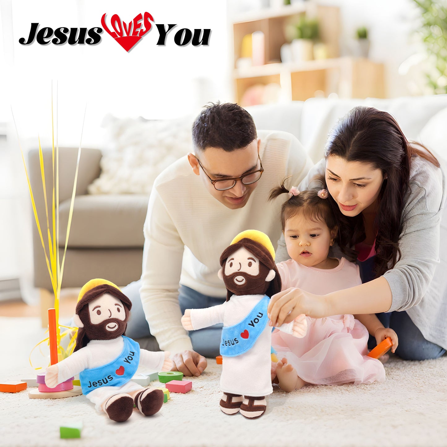 Hug Jesus Plush Toy