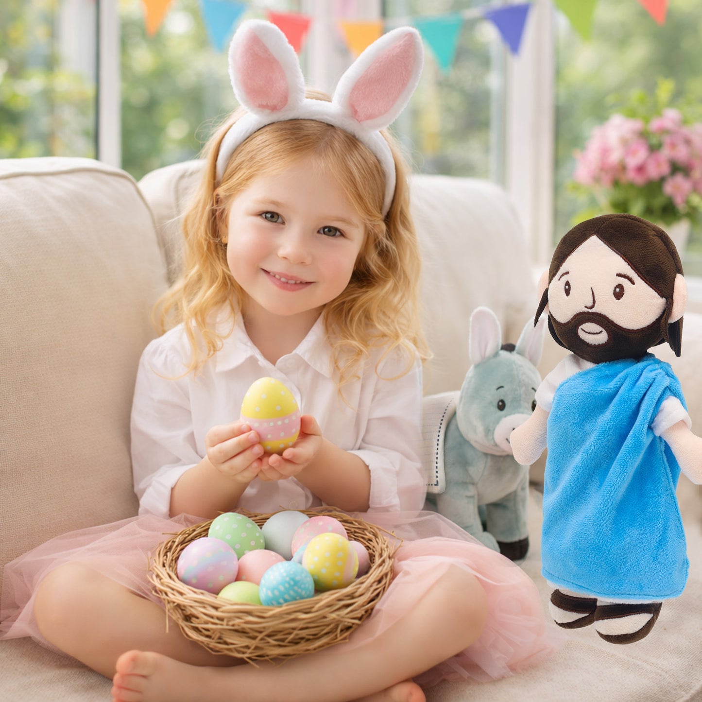 Jesus Rides a Donkey Plush Toy