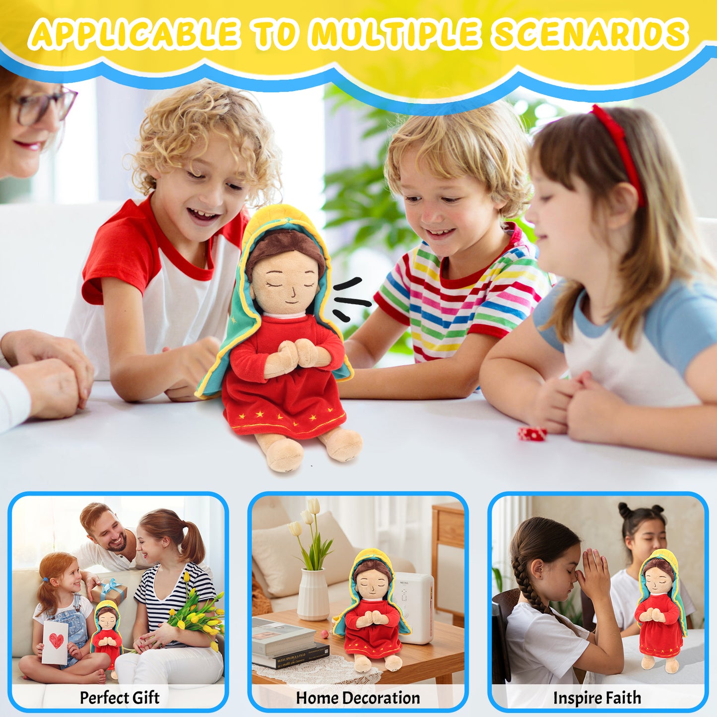 Talking Guadalupe Plush Toy