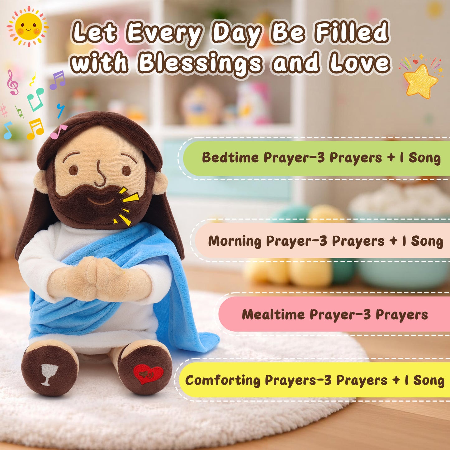 Praying Jesus Plush