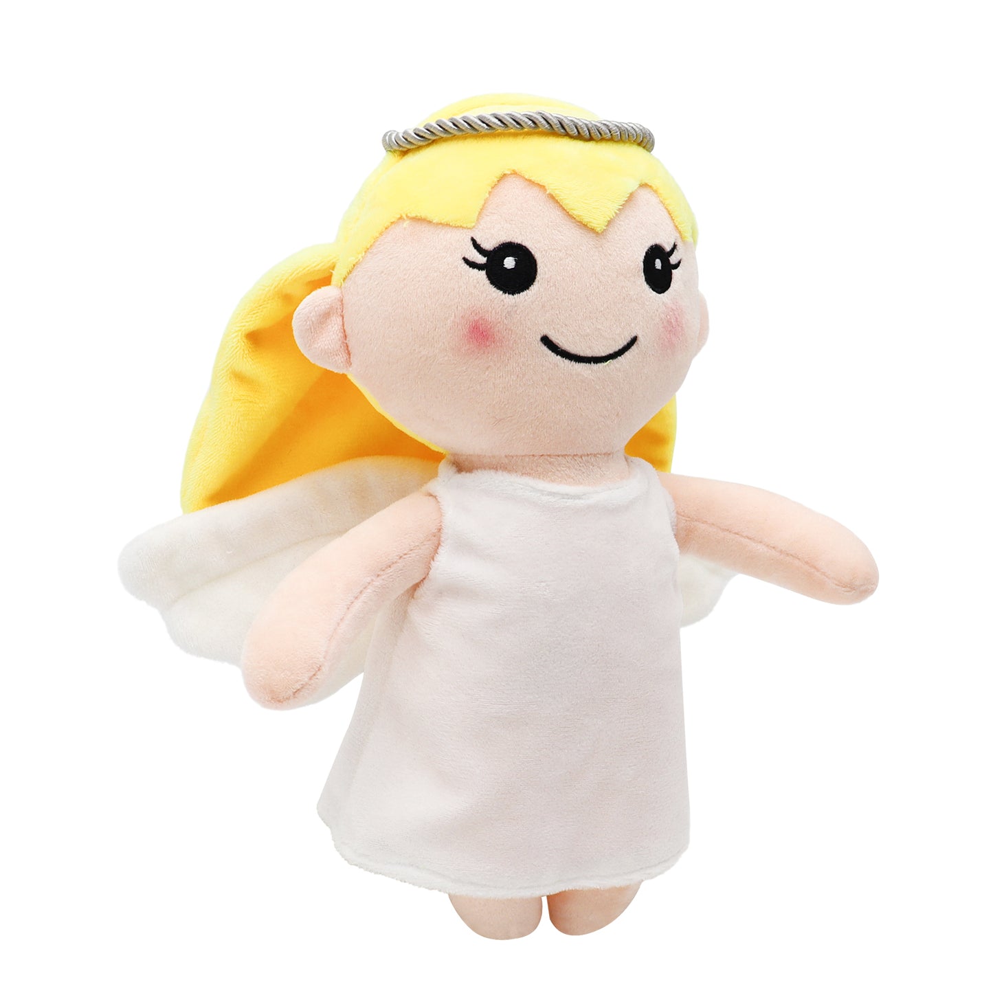 Girl-Guardian Angel Plush Doll with Wings