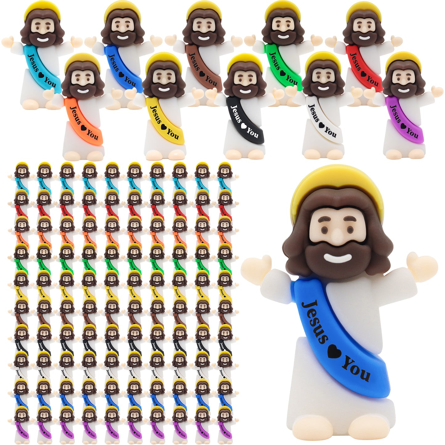 Mini Jesus Figures Jesus Love You