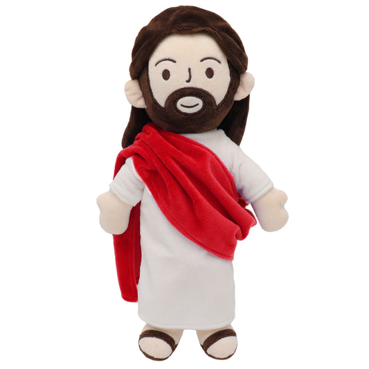 Jesus Plush Toy - Purple/Red/Blue