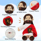The Talking Jesus Plush Toy-Red(White/Brown)