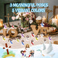 Mini Jesus Figurines- 5 Colors & 3 Poses