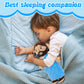 Blue Jesus Plush Toy-White/Brown