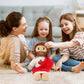 Red Sacred Heart of Jesus Plush-White/Brown