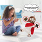Jesus Plush with Jointed Skeleton-Blue/Red