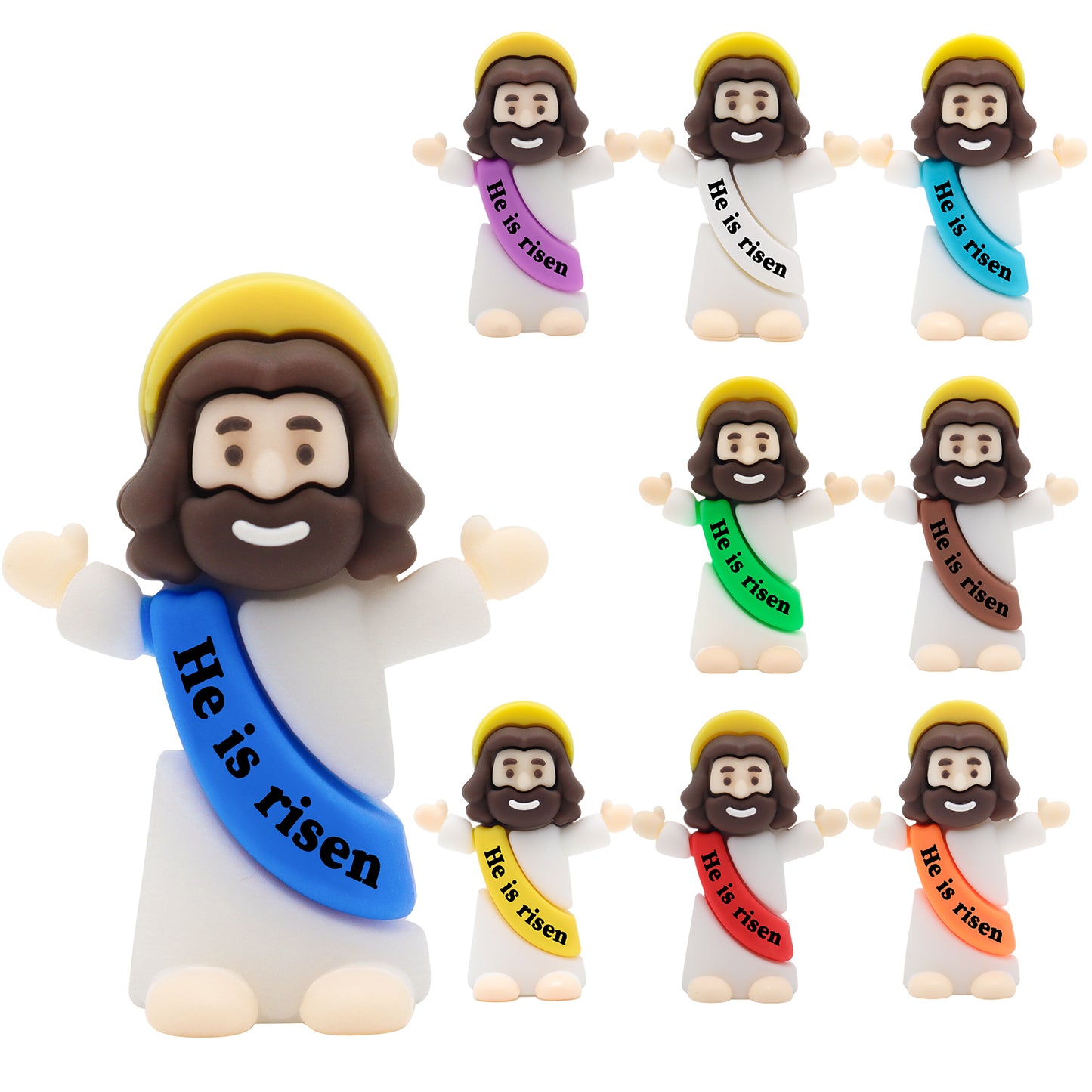 Mini Jesus Figures He is Risen