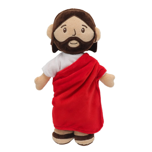 Red Jesus plush-Brown