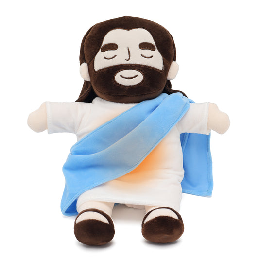 Breathing Jesus Plush Toy-Blue Jesus