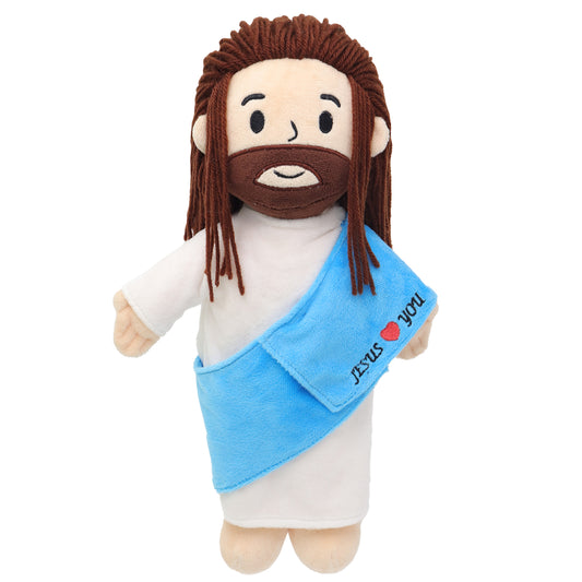 Jesus Plush Doll with Braided Hair