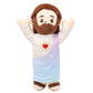 Gradient color Jesus Plush Toy with Heart