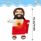 Breathing Jesus Plush Toy-Brown Sacred Heart of Jesus