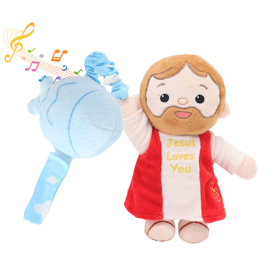 Music Box Jesus Plush Toy