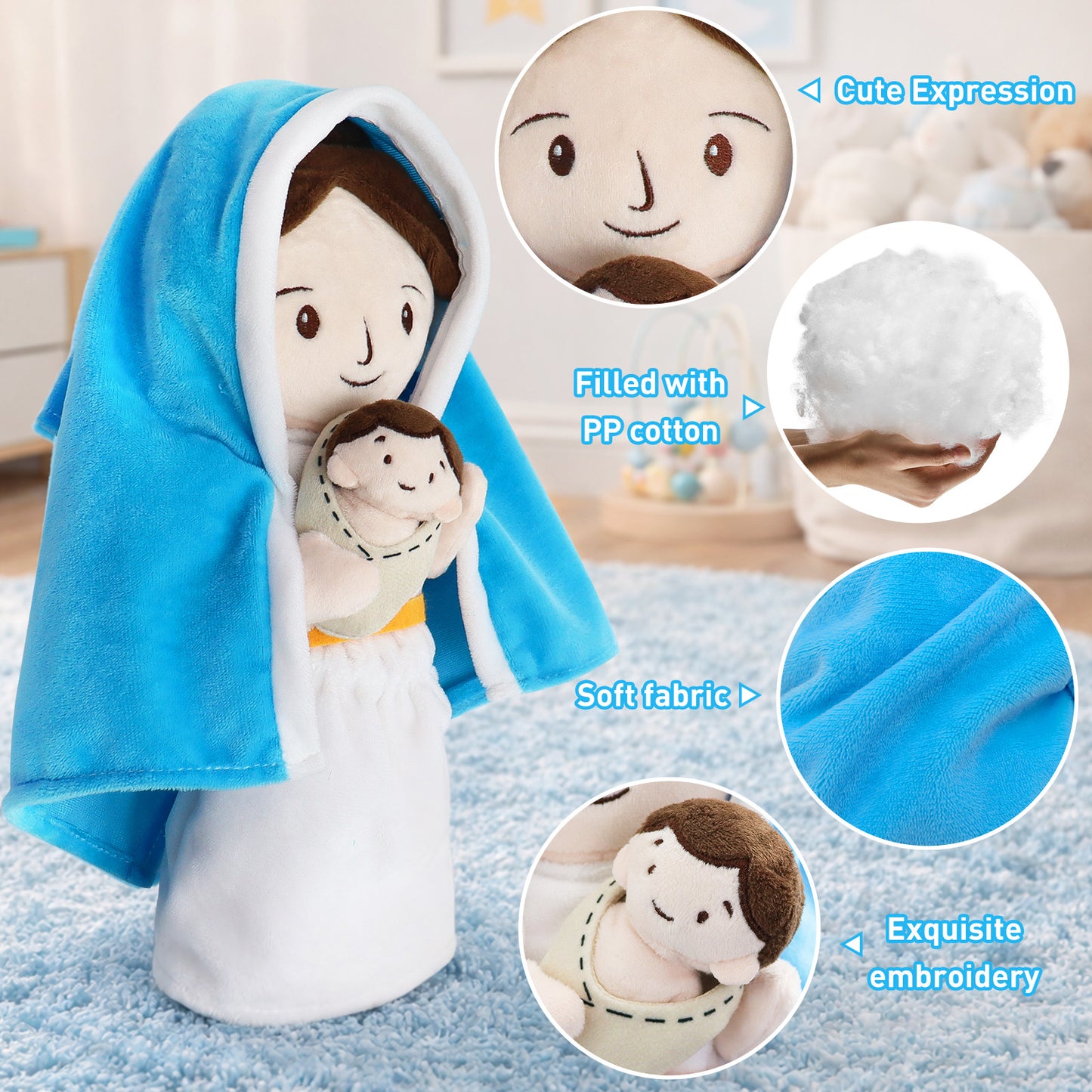 Virgin Mary Plush Toy
