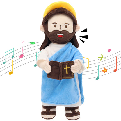 The Talking Jesus Plush Toy with Halo