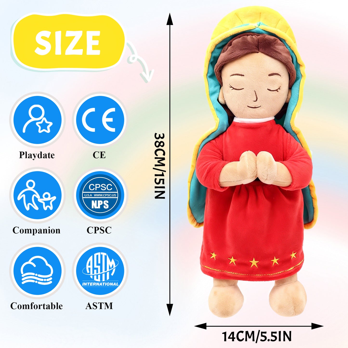 Talking Guadalupe Plush Toy
