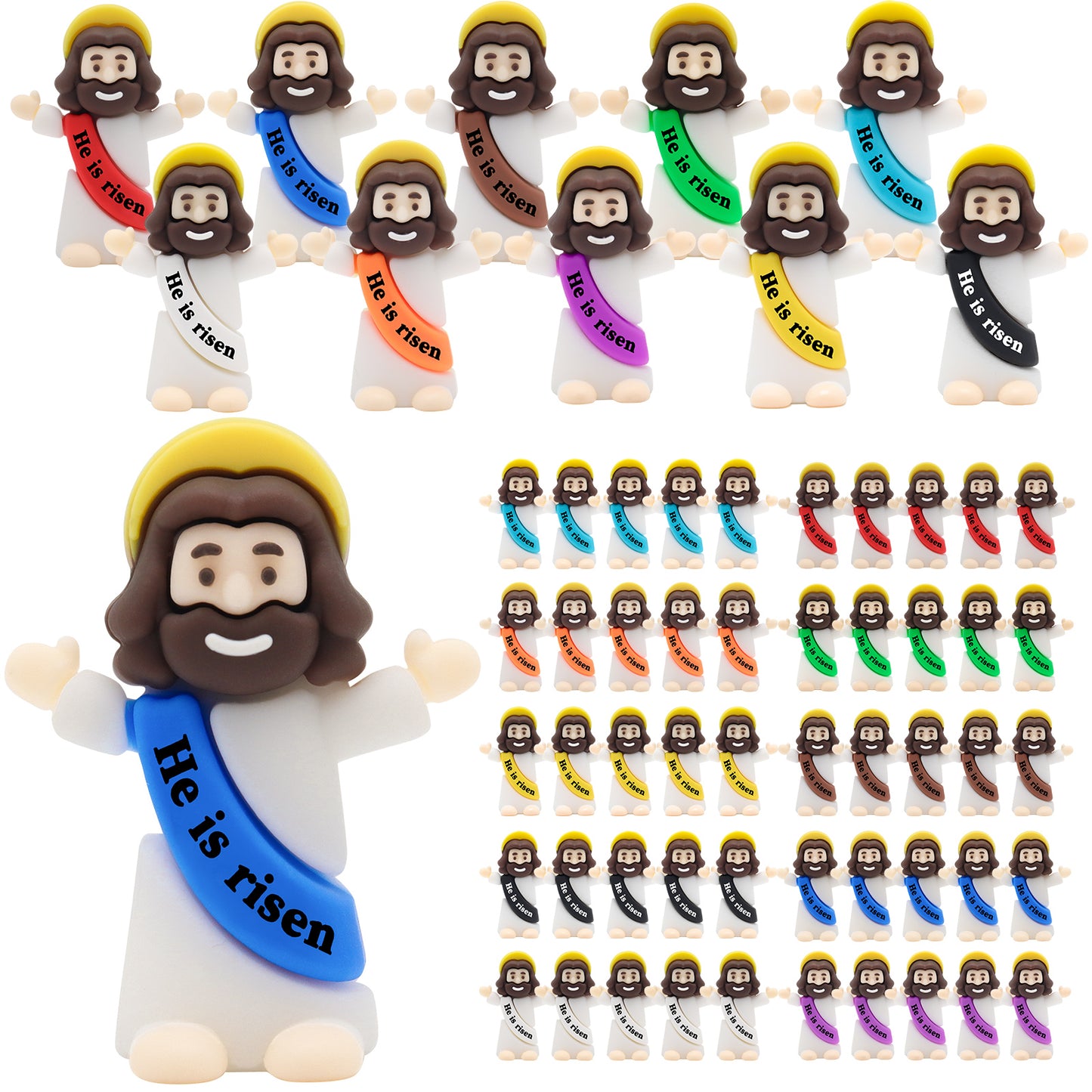 Mini Jesus Figures He is Risen