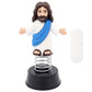 Bobblehead Jesus Figurine with Base