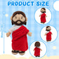 Red Jesus plush-White/Brown