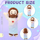 Gradient color Jesus Plush Toy with Heart