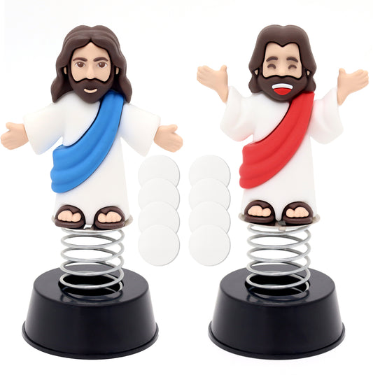 Bobblehead Jesus Figurine with Base