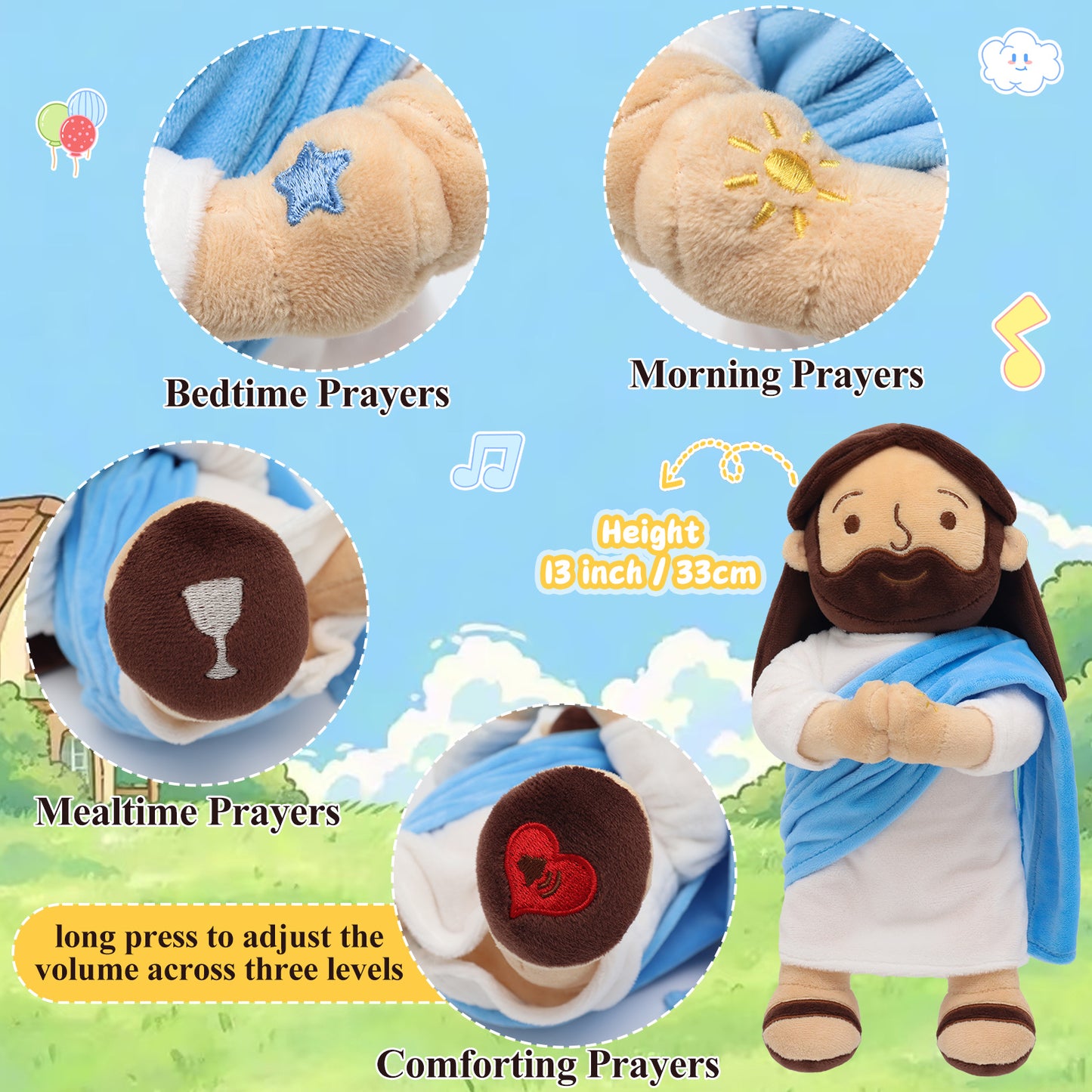 Praying Jesus Plush