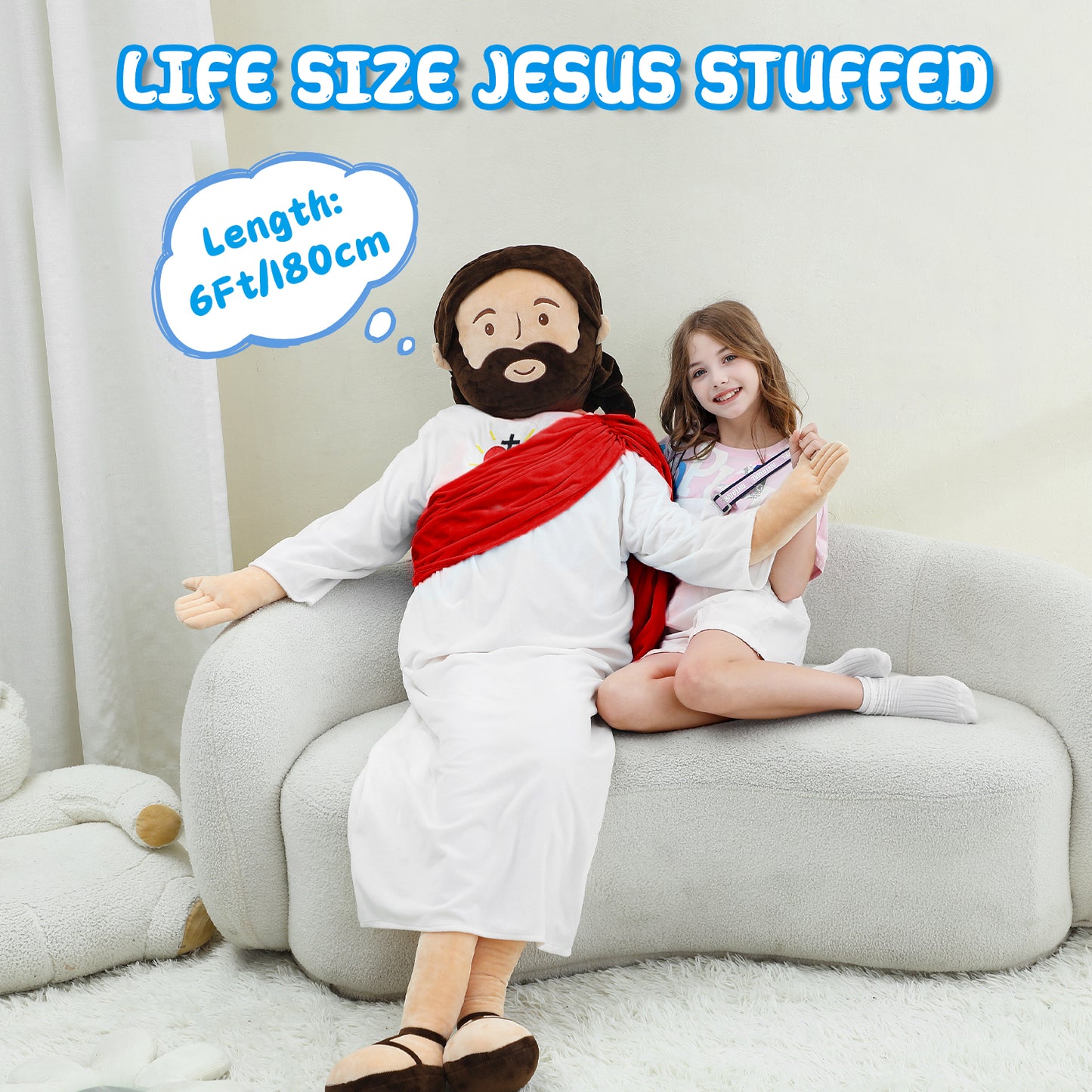 Giant Jesus Plush Toy