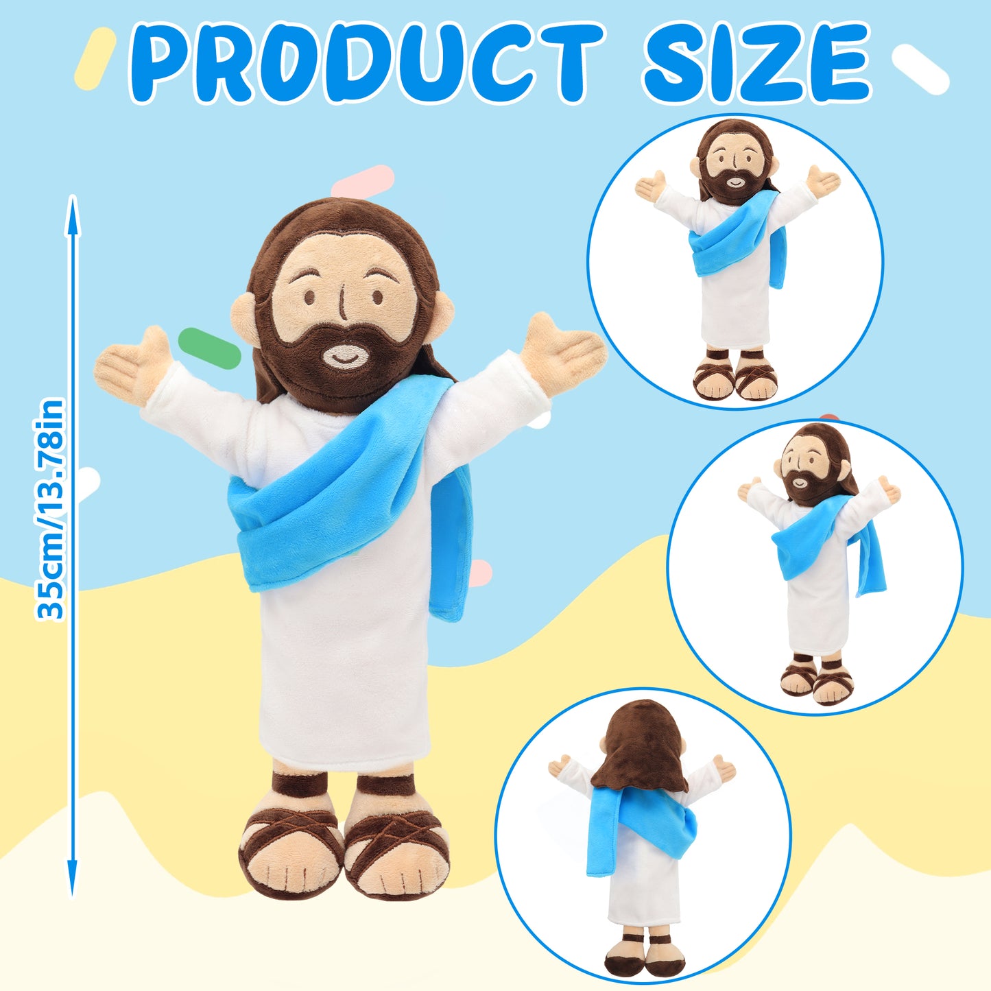 Yelakey 13" Jesus Plush Toy