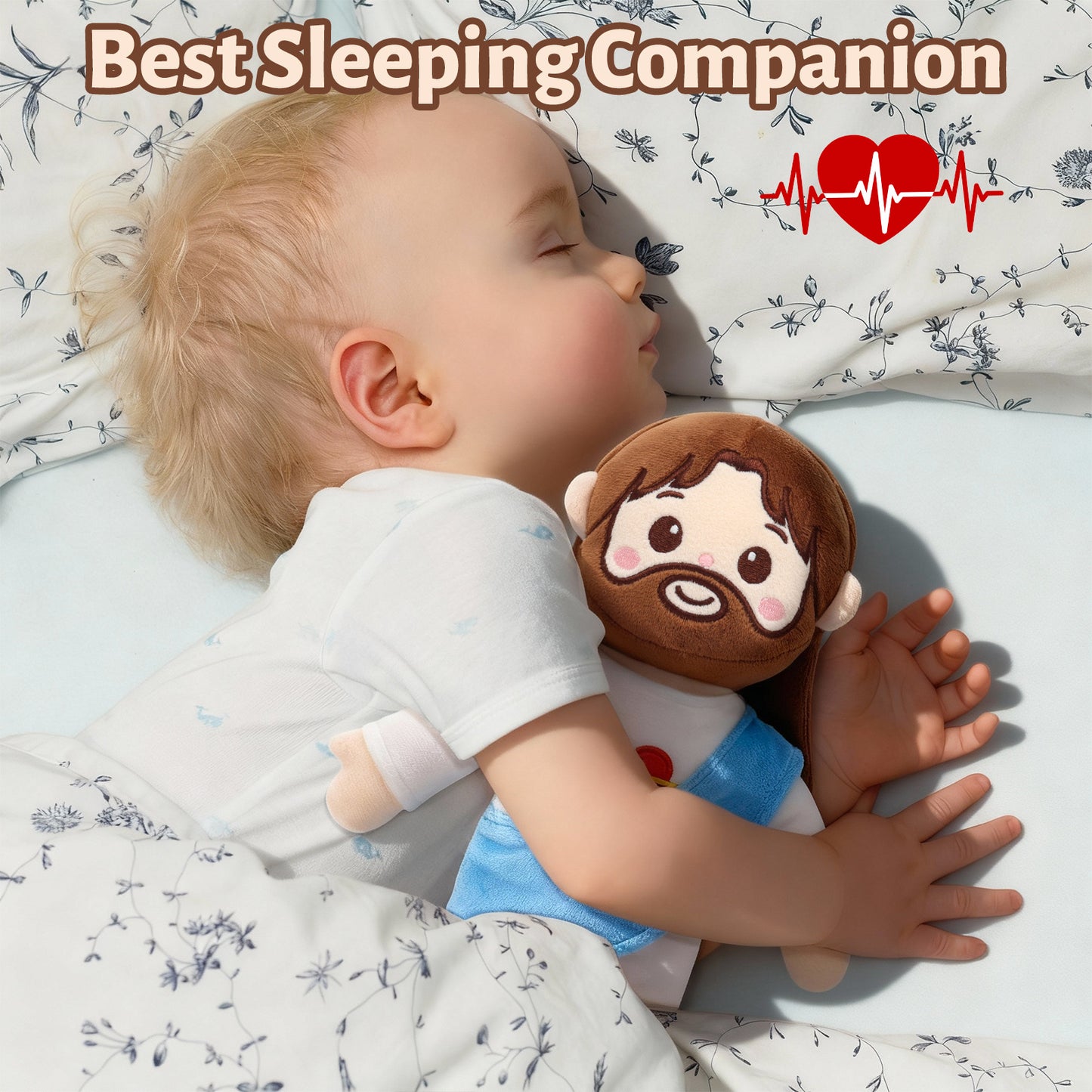 Jesus Plush Heartbeat Vibration