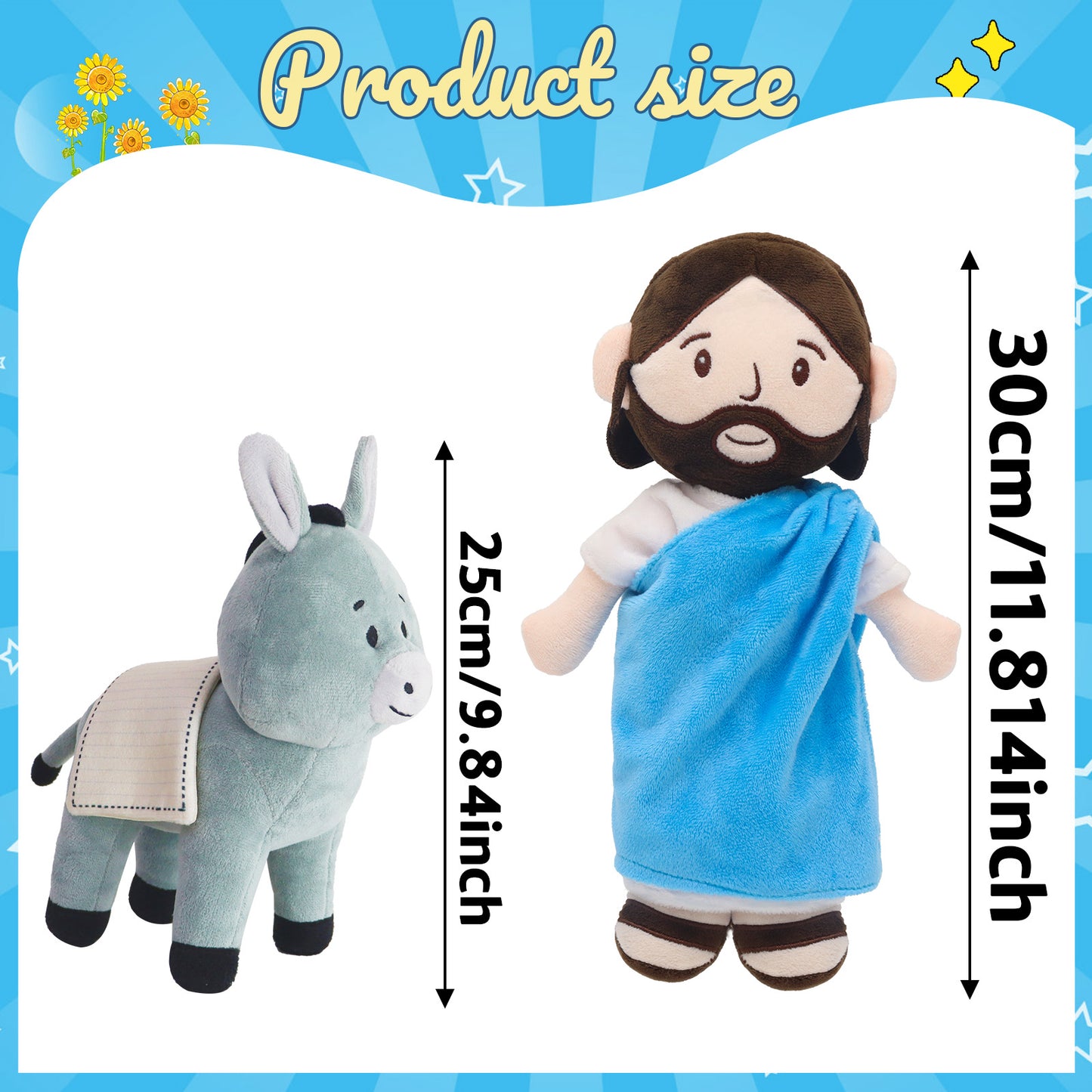 Jesus Rides a Donkey Plush Toy