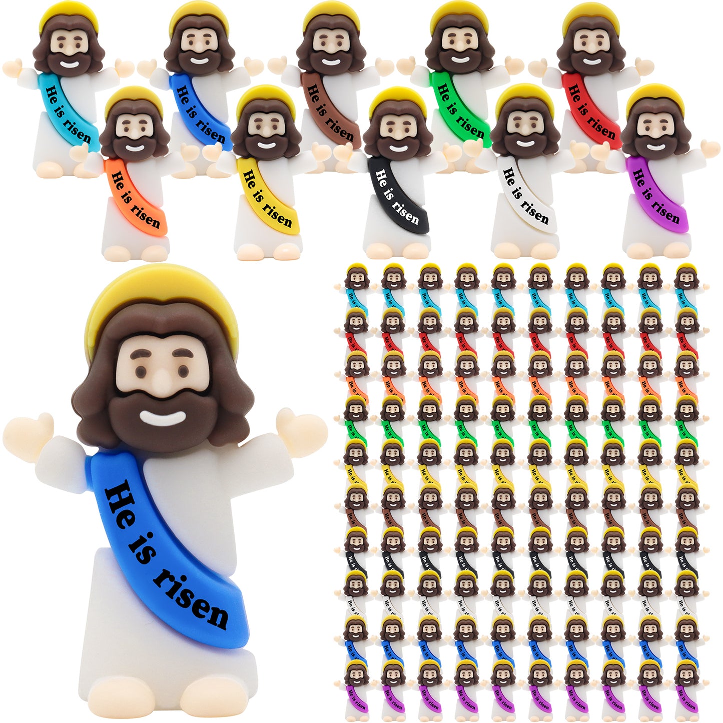 Mini Jesus Figures He is Risen