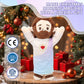 Gradient color Jesus Plush Toy with Heart