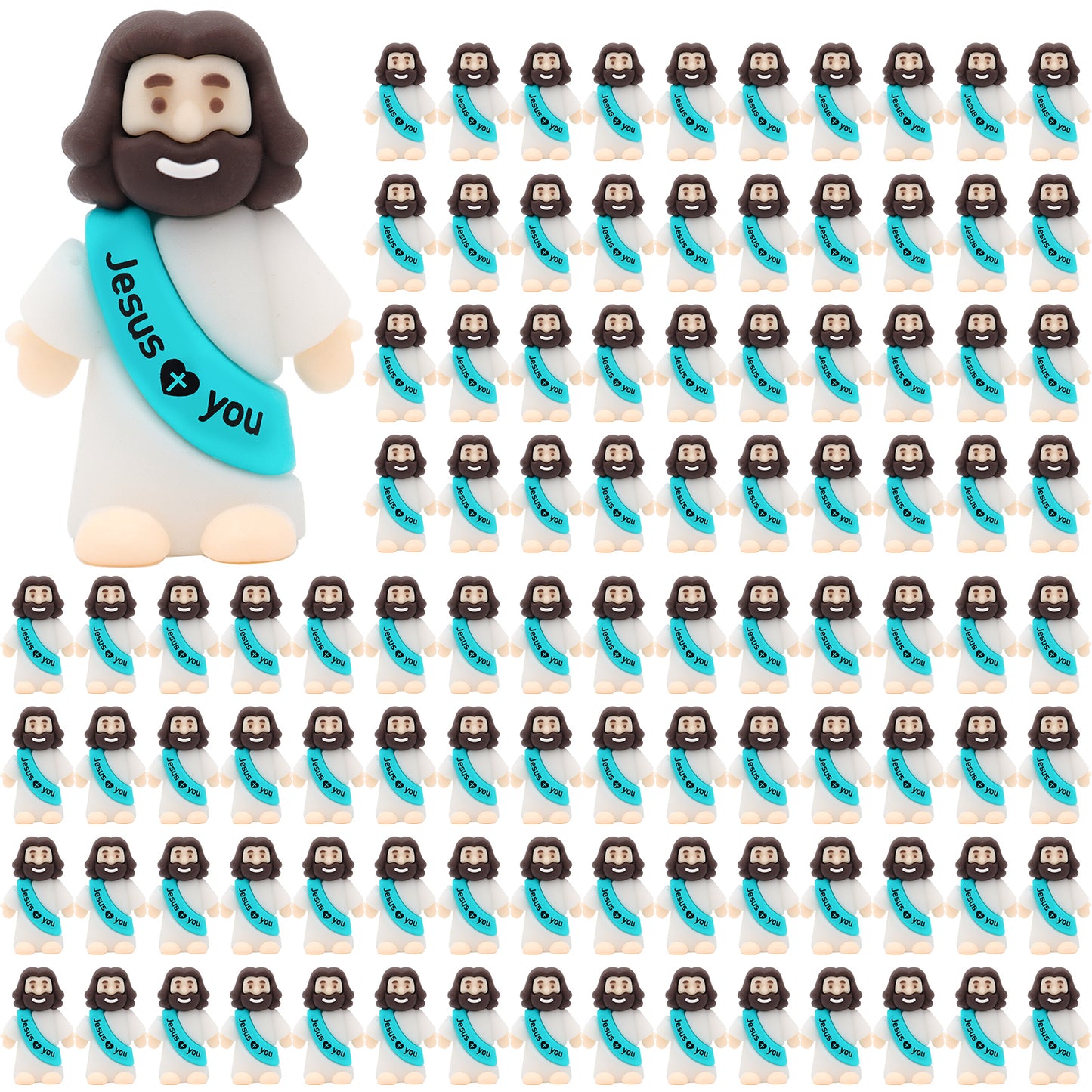 Little Jesus Figures with words