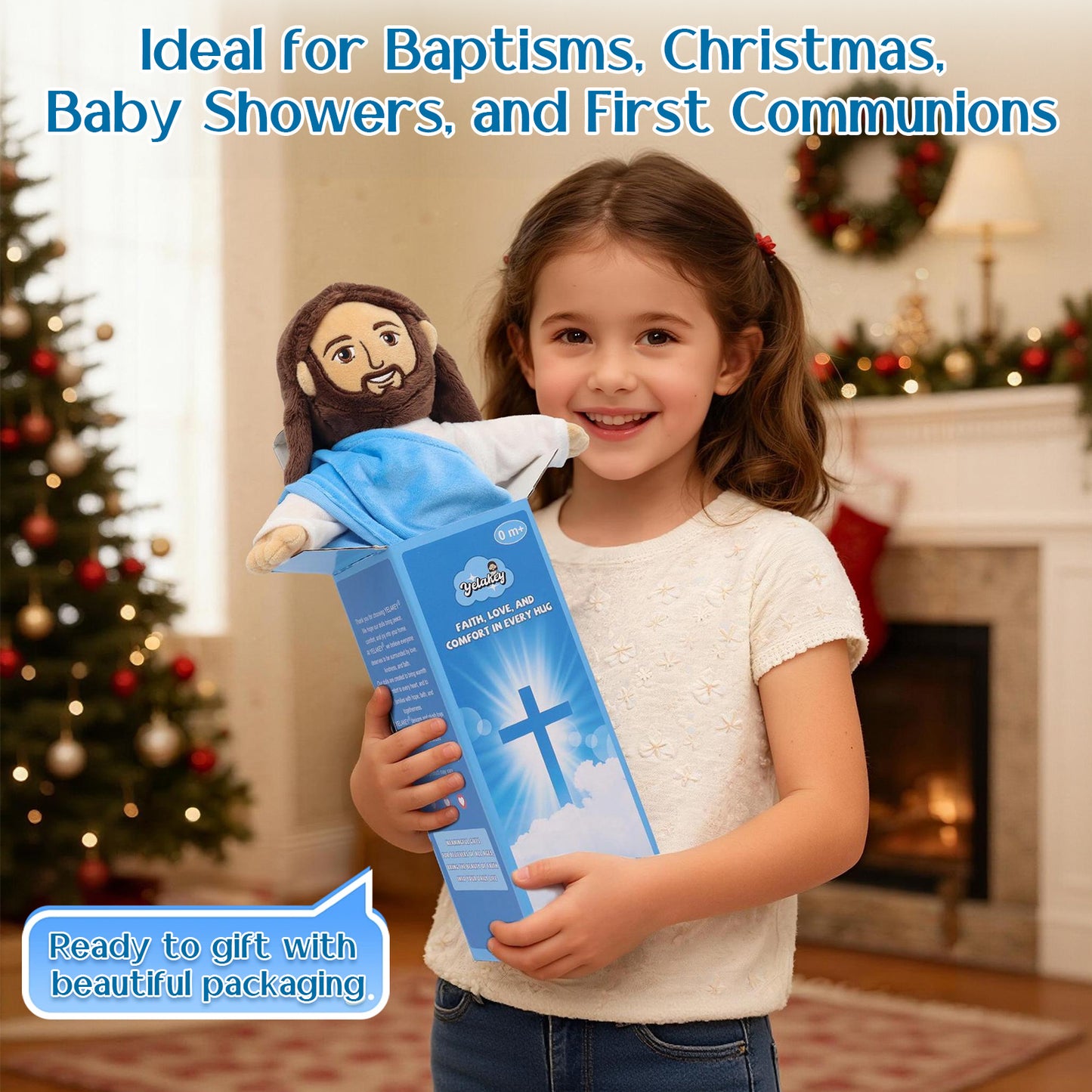 Jesus Plush Toy with Stickers