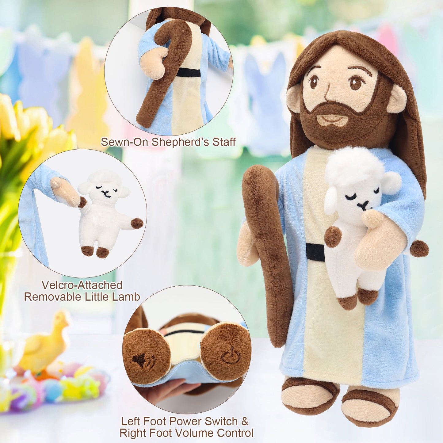 Good Shepherd Jesus Plush Toy