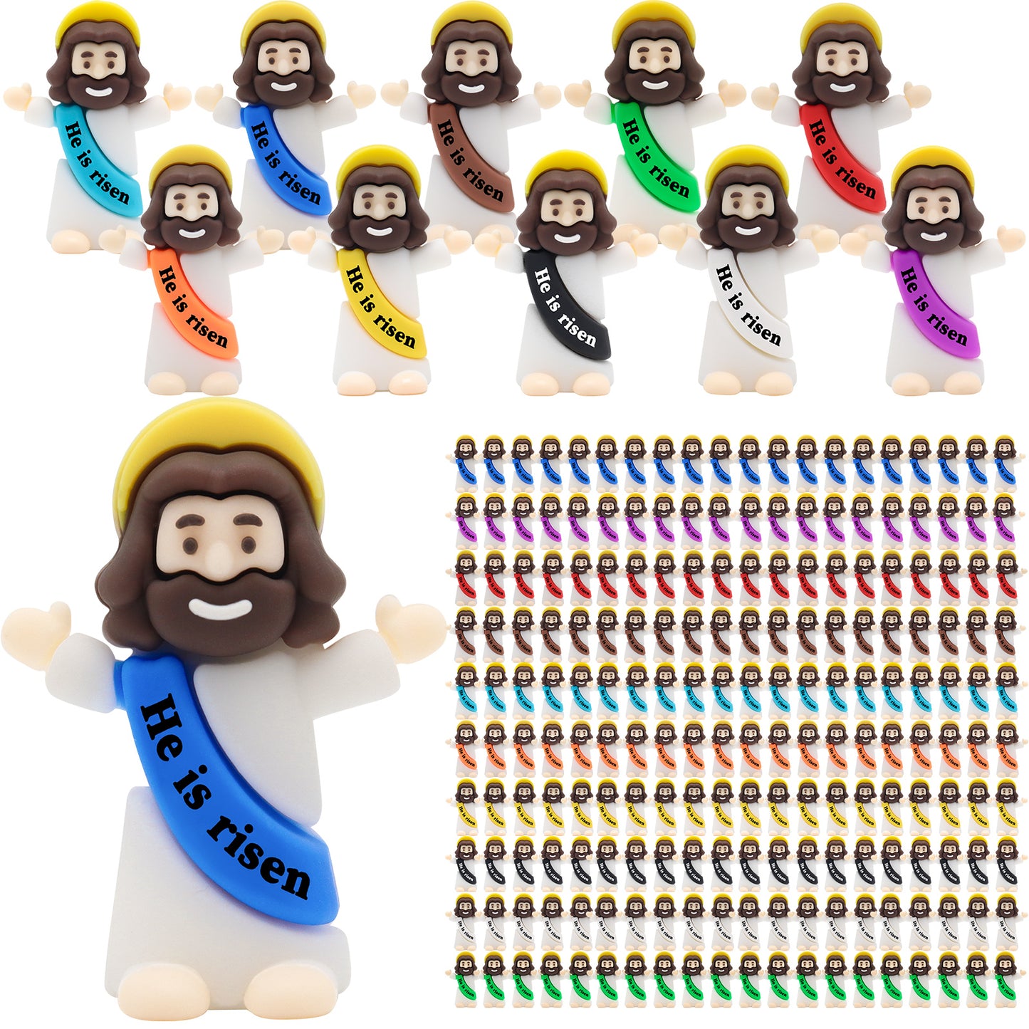 Mini Jesus Figures He is Risen