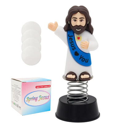 Jesus Bobblehead with Smile Face