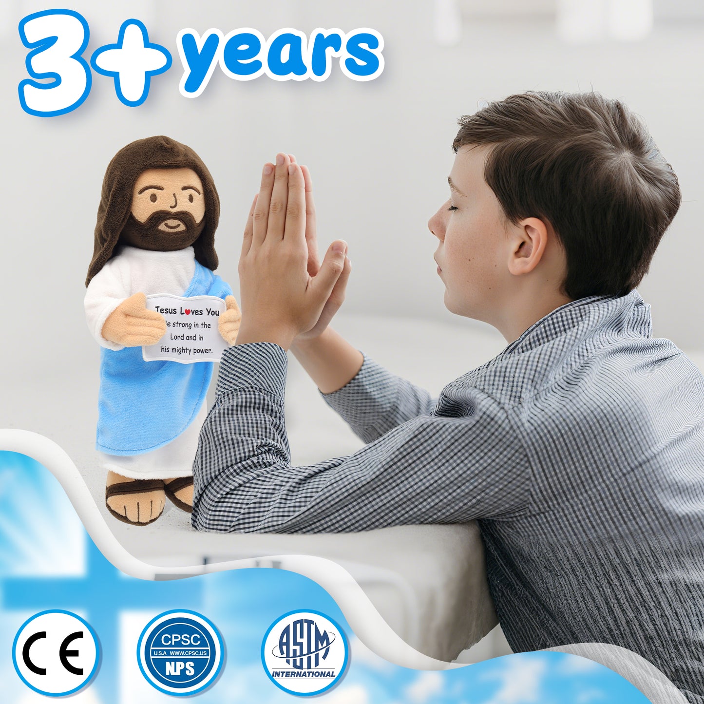 Jesus Plush with Positive Card