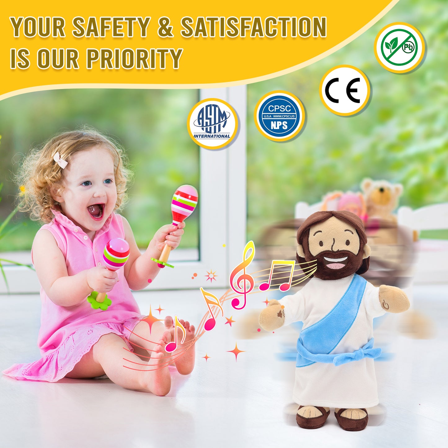 Dancing Jesus Plush Toy