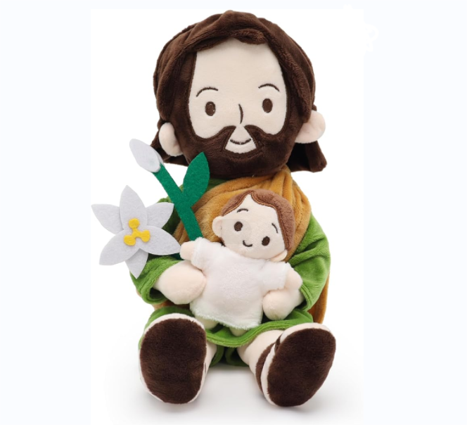 St. Joseph and Child Jesus Plush Toy