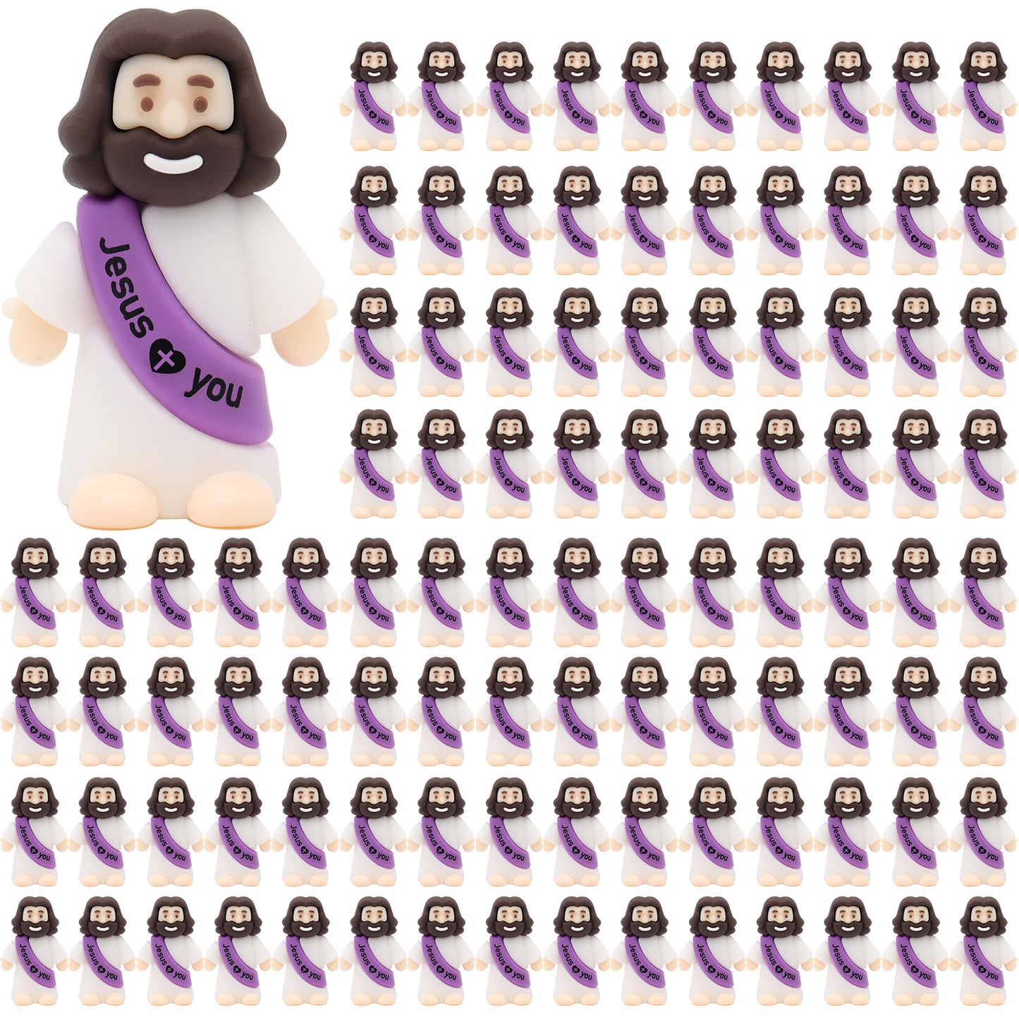 Little Jesus Figures with words